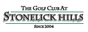 logo for the golf club at stonelick hills. clermont chamber of commerce member
