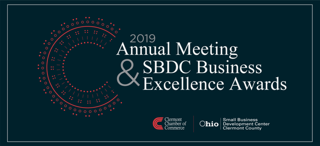 sbdc annual awards website graphic with chamber logo and ohio sbdc logo